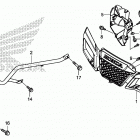 SXS500M Front grille@front bumper
