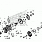 SXS1000M5D Коленчатый вал и поршни