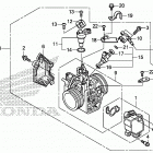 TRX420FA6 Корпус Дросселя