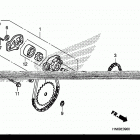 TRX250X Масляный насос