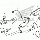 TRX500FM5 Глушитель