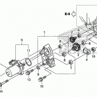 TRX500FA6 Control motor