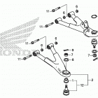 SXS500M Передняя подвеска
