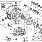 TRX250X Редуктор задний