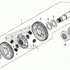 SXS1000M3 Final driven shaft