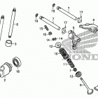 TRX250X Распределительный вал и клапана