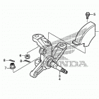 TRX250X Кулак поворотнй