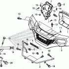 SXS700M4D Front grille@front bumper