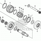 SXS700M4D Задняя передача