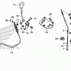SXS700M4D Shift lever@select lever