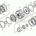 SXS700M4D Сцепление (2-3)