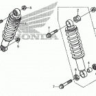 TRX250X Передние аммортизаторы