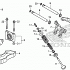SXS700M4D Распределительный вал и клапана