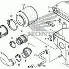 TRX250X Воздушный фильтр