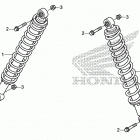 SXS700M4D Задние амортизаторы