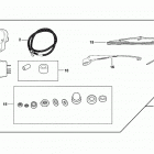 SXS700M4D Windshield wiper kit