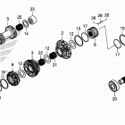SXS1000M3 Final drive shaft