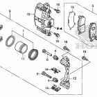 SXS700M4D Передний суппорт