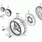 SXS1000M3 Муфта стартера
