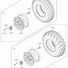BRUTE FORCE 750 4x4i (KVF750LKF) Wheels  /  tires(ljf  /  lkf)