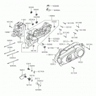 KFX50 (KSF50BKF) Картер двигателя
