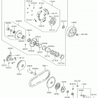 KFX50 (KSF50BKF) Belt converter