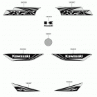 KFX90 (KSF90AKF) Decals(white)(ahs)(us)