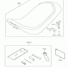 KFX50 (KSF50BKF) Сиденье