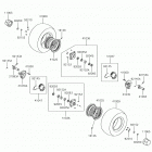 KFX50 (KSF50BKF) Переднее колесо