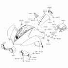 KFX50 (KSF50BKF) Крыло переднее