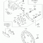 BRUTE FORCE 750 4x4i Передний тормоз