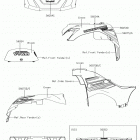 BRUTE FORCE 750 4x4i Decals(lgf)