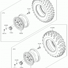 BRUTE FORCE 750 4x4i EPS Wheels  /  tires(gjf)