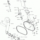 BRUTE FORCE 750 4x4i EPS Крышка вариатора