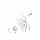 BRUTE FORCE 750 4x4i Задняя ступица колеса