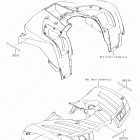 BRUTE FORCE 750 4x4i Отражатели