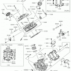 BRUTE FORCE 750 4x4i EPS (KVF750GJF) Головка цилиндров
