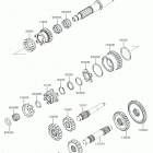 BRUTE FORCE 750 4x4i EPS Трансмиссия