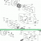 BRUTE FORCE 300 (KVF300CJF) Переднее колесо