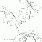 BRUTE FORCE 750 4x4i Боковые обтекатели