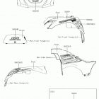 BRUTE FORCE 750 4x4i EPS Decals(blue)(gjf)