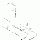 BRUTE FORCE 750 4x4i EPS Тросы управления