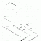 BRUTE FORCE 750 4x4i Тросы управления