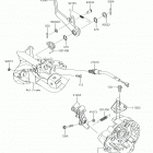BRUTE FORCE 750 4x4i Педаль тормоза