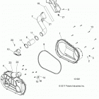 A19DAE57A4 ACE 570 Drive train, clutch cover and ducting - a19dae57a4...