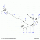ACE 150 EFI MD WHITE Brakes, brake lines and master cylinder -a20hab15n...