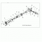 SCRAMBLER 850 48 Drive train, front gearcase internals - a20sva85a3...