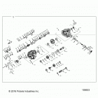 A19DCE87AK 900 ACE EPS XC Drive train, main gearcase - a19dce87ak (100633)
