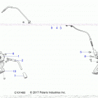 A18HZA15B4 ATV RGR 150 EFI Brakes, parking brake handle - a18hza15b4 (c101400...