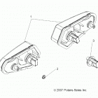 A18SDA57B7/L7/E57B5/D57LU SPORTSMAN TOURING 570 EFI/EPS Electrical, taillamps - a18sda57b7  /  l7  /  e57b...